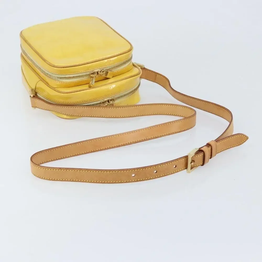 Louis Vuitton Monogram Vernis Wooster Bag Lime Yellow